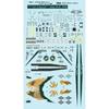 PLATZ US Navy Hornet 1996 Decal Plastic Model Parts 1/72 F/A-18C VFA-195 "Chippy Ho! II" USD-5