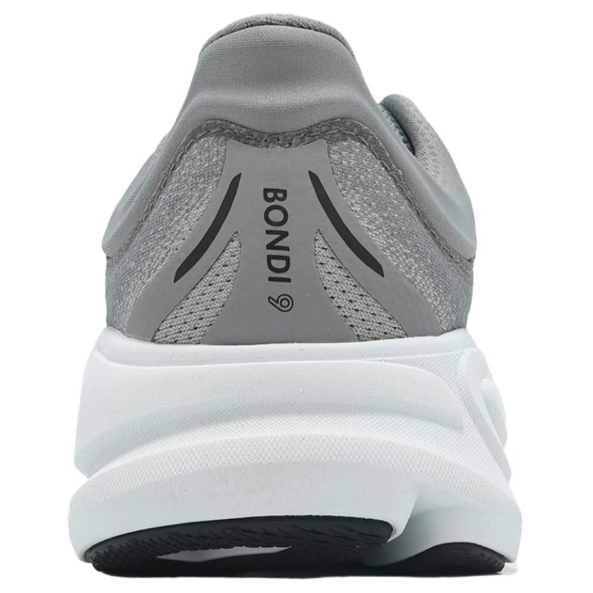 HOKA ONE ONE Bondi 9 Cushioning Breathable Support Lightweight Casual Long Distance Running Shoes Unisex Gray 1162015-GCTC