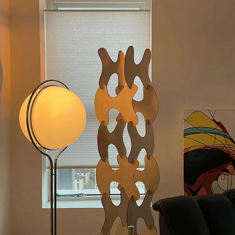 Nordic Mid-Century Bauhaus Sphere Floor Lamp – Minimalist Designer Bedside Light