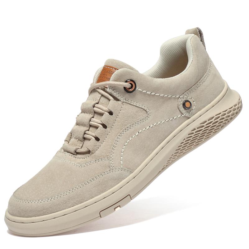 Broken size spring soft-soled casual shoes matte leather shoes breathable sports board shoes