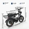 AVDL T3 Electric Cargo Bike, 48V 18Ah Removable Battery, Dual Shock Absorber & Hydraulic Disc Brakes