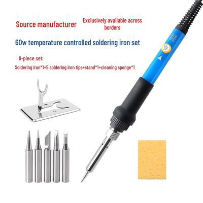 Adjustable Temperature Electric Soldering Iron Set 60W - Ideal for Household and Professional Use