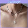 Vintage Boho Style Gold Water Crystal Necklace With Butterfly Element For Ladies