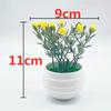 PP Plastic Fake Flower Pot Simulation Gypsophila Small Potted