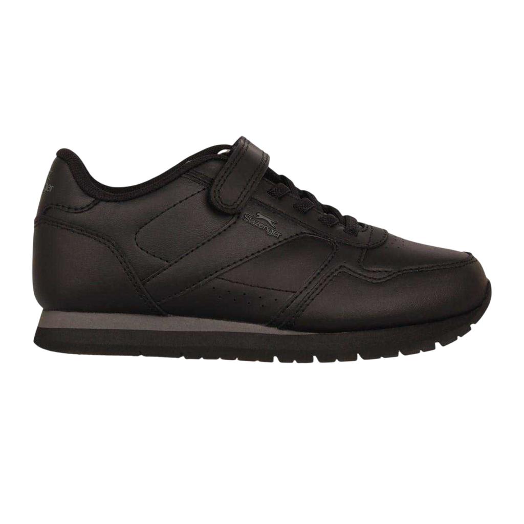 Slazenger Childrens/Kids Classic Coated Leather Touch Fastening Trainers