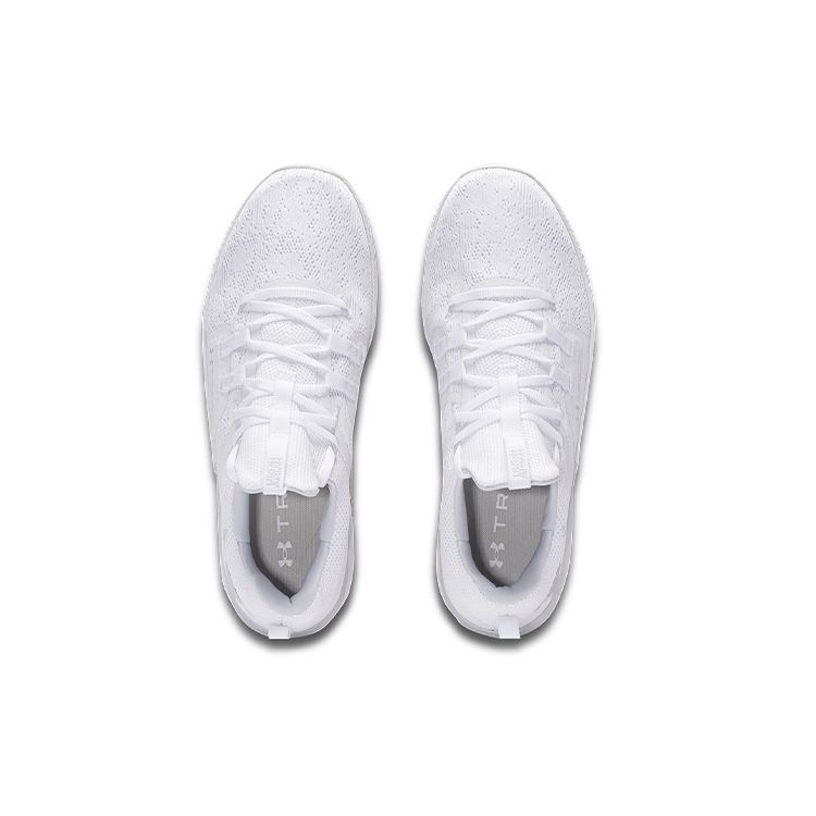 Under Armour Cushioning Non-Slip Durable Breathable Low-Top Training Shoes Unisex Sneakers White 3023006-105