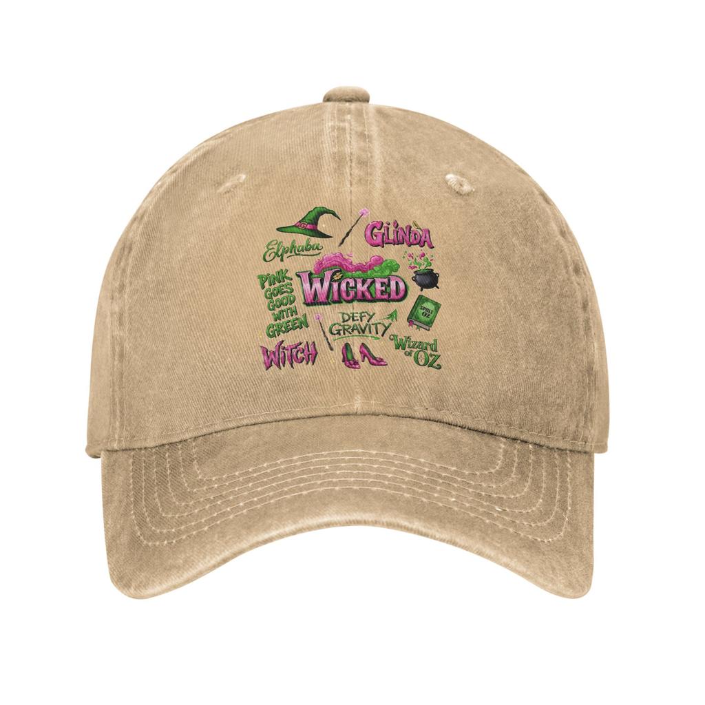 Wicked For Good As Long As You're Mine Wicked 2025 Movie  Print Cap Men Women Cotton Trucker Hat Causal Headwear Baseball Cap