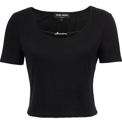 2025 Spring Slim Fit T-shirt with Metal & Cut-out Detail