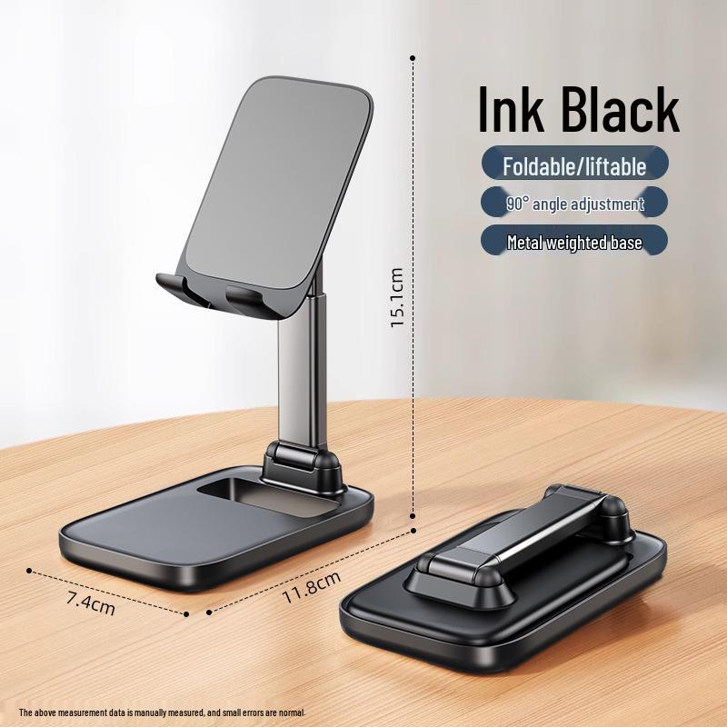 

Adjustable Multi-Function Phone & Tablet Stand: Desktop, Bedside, Portable, Universal Use чорний