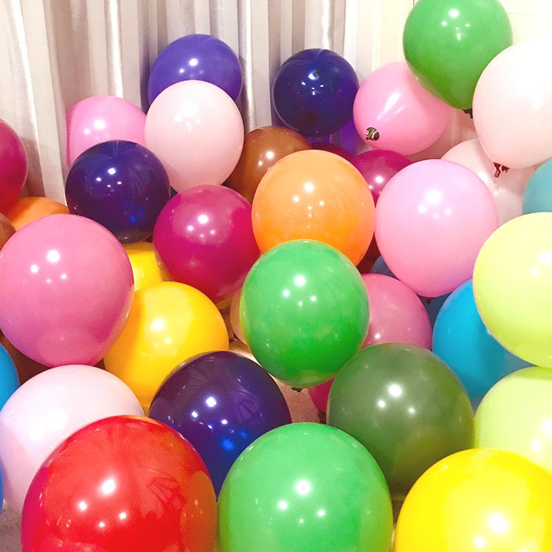 10-Inch Retro Transparent Wedding & Birthday Balloon Set