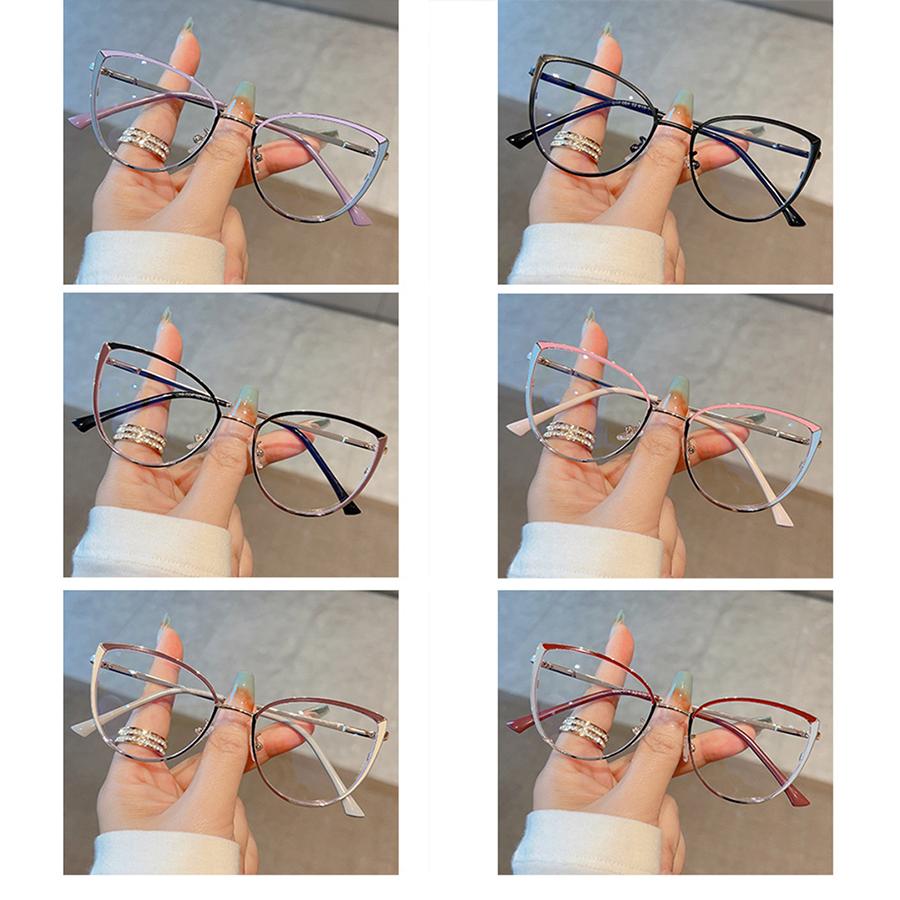 Fashion Glasses Frame Metal Anti Blue Light Glasses Non-Polarized Fashion Accessory