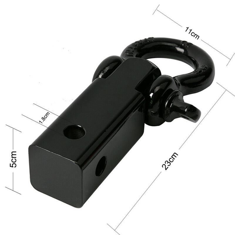 Shackle Hitch Receiver 2 inch 4.75T Solid Heavy Duty Towing Hitch Receiver Best Towing Accessories for Vehicle Recovery Off-Road