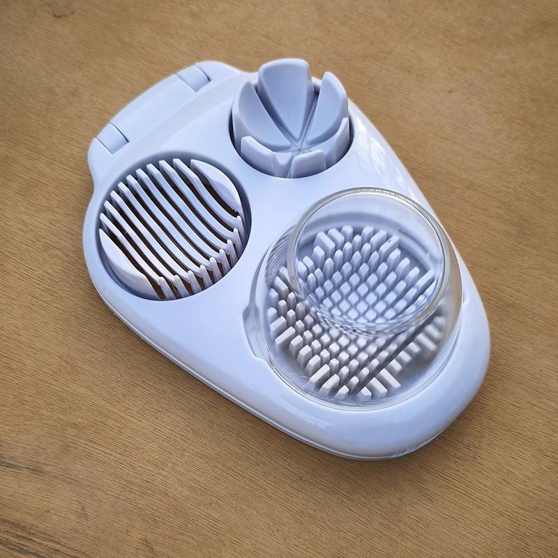 Three-in-One 430 Stainless Steel Egg Slicer & Petal Cutter Tool
