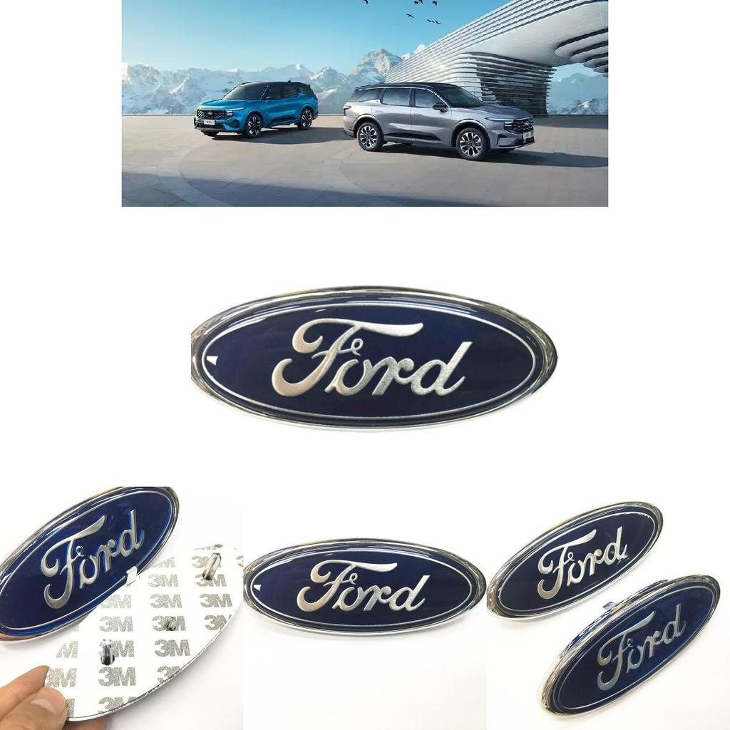 Ford Car Badge Emblem Sticker With Abs Material For Front And Rear Vehicle Decoration