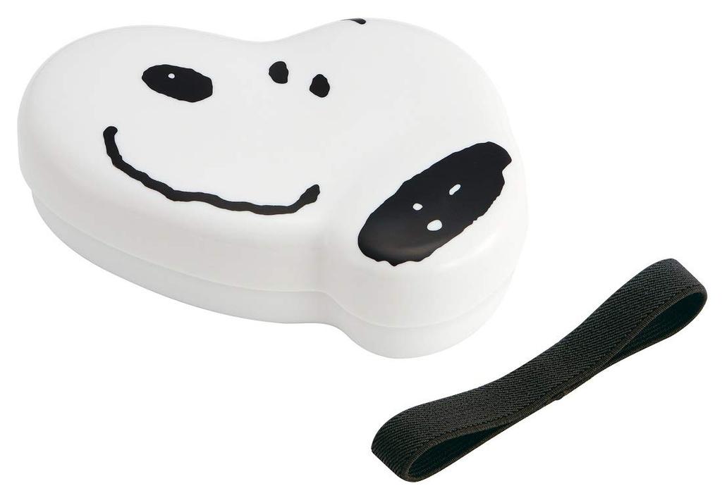 Skater Lunch LBD2 Die-Cut Box, 280ml, Snoopy, Peanuts,