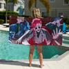 TV Link Click Anime Cool Cartoon Towel Beach Towel Oversized Quick Dry Towel Absorbent Soft Swim BeachTowels for Men Women