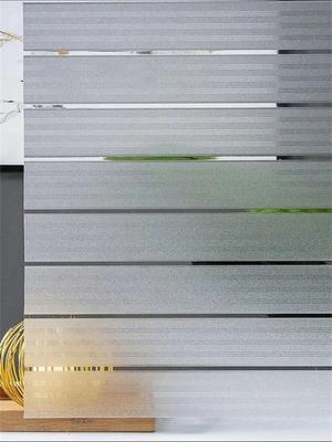 Pellicola per Finestre in PVC Satinato - Aderenza Statica Blocco UV Copertura Opaca per la Privacy per Porte in Vetro Casa Ufficio Rimovibile