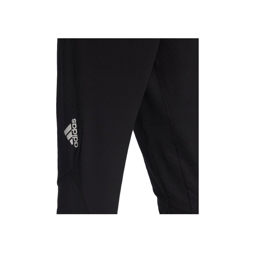 Adidas Solid Color Logo Print Fitness Sports Long Pants Men bottoms Black HL8771
