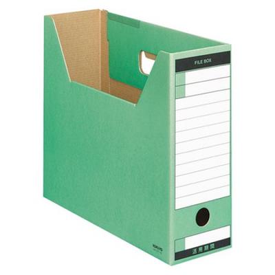 KOKUYO File Box T Type A4 Horizontal Green 10 Pieces