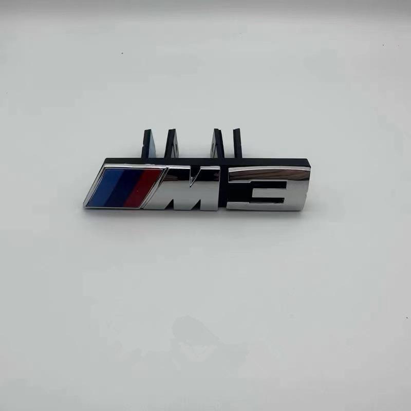 NEOW3 3D Car Front Grille M Badge Emblem Decoration Accessories For Bmw Performance M E46 E90 F20 E39 F10 X3 E83 E61 E91 E87 E60 E93