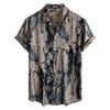 Fashion Short Sleeve Men's Shirts Summer Casual Tops Beach Party Vacation Shirts Outdoor Men's and Women's Shirt