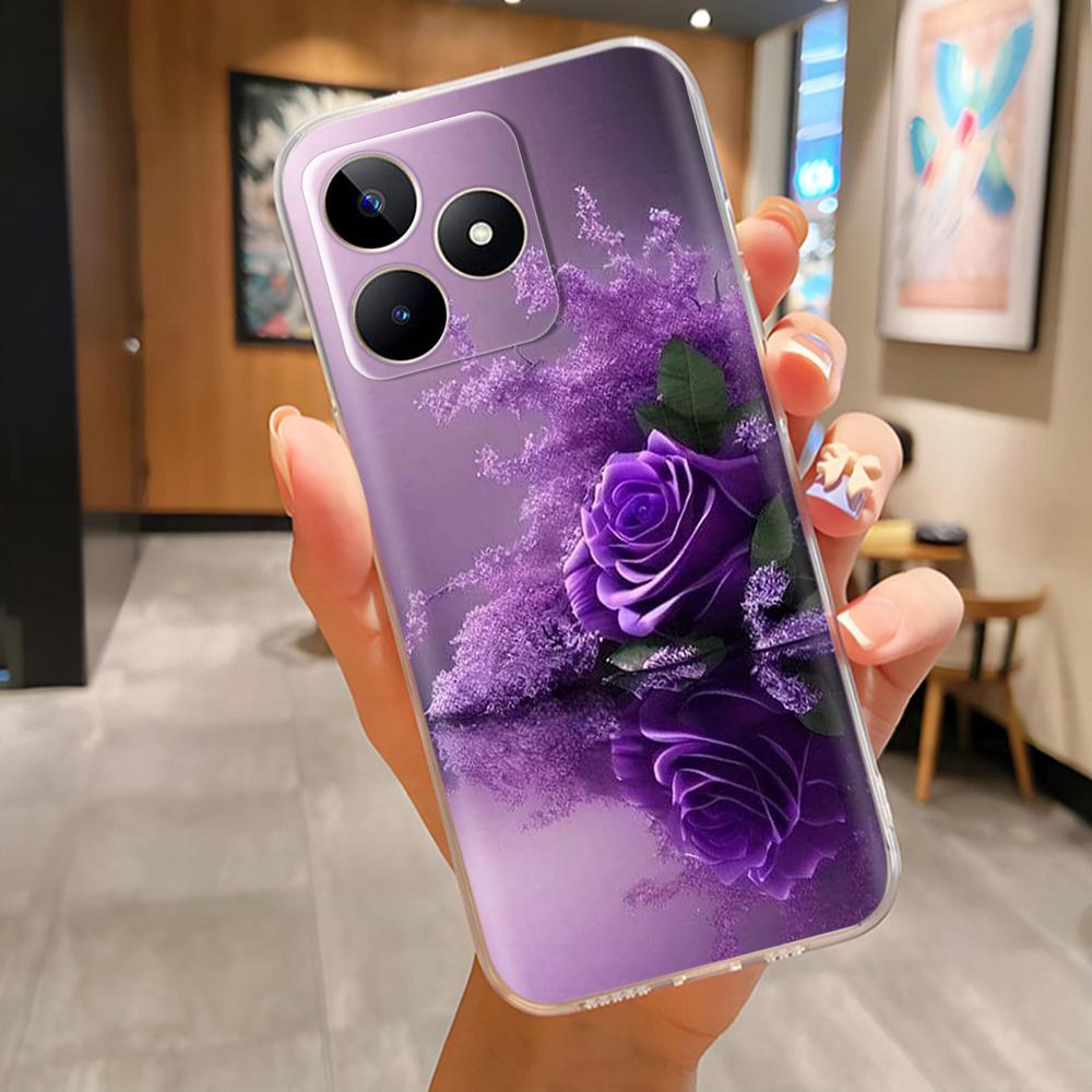 For Realme C53 Phone Case Realme C51 Full Protection Back Cover For Realme C53 Case C51 Soft Silicone Protector Shell Fundas