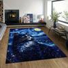 1PC Van Gogh-style cat night sky Pattern Rug Carpets for Bedroom Living Room Sofa Mat Creative Door Mat Cloakroom Home Decor
