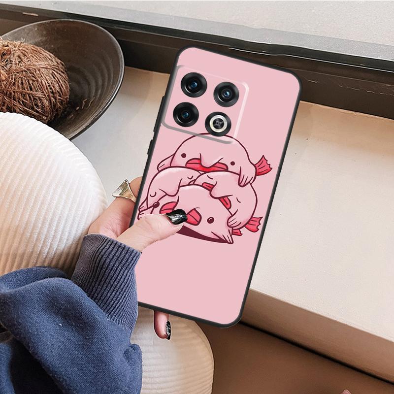 Cartoon Blobfish For OnePlus 15 13 12 11 12R 10R 13R 15R 10T 8T Case For OnePlus Nord 5 CE 2 3 4 Lite N20 N30