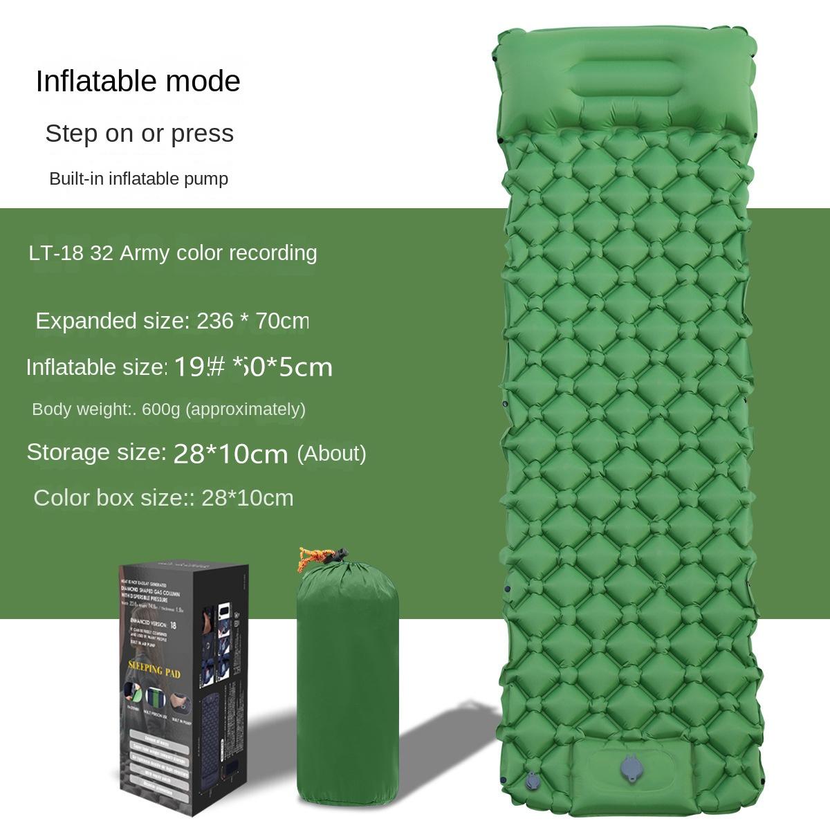 

Новая надувная подушка для кемпинга, портативный складной автомобильный матрас, педаль света, надувная педаль матраса, влагостойкая подушка