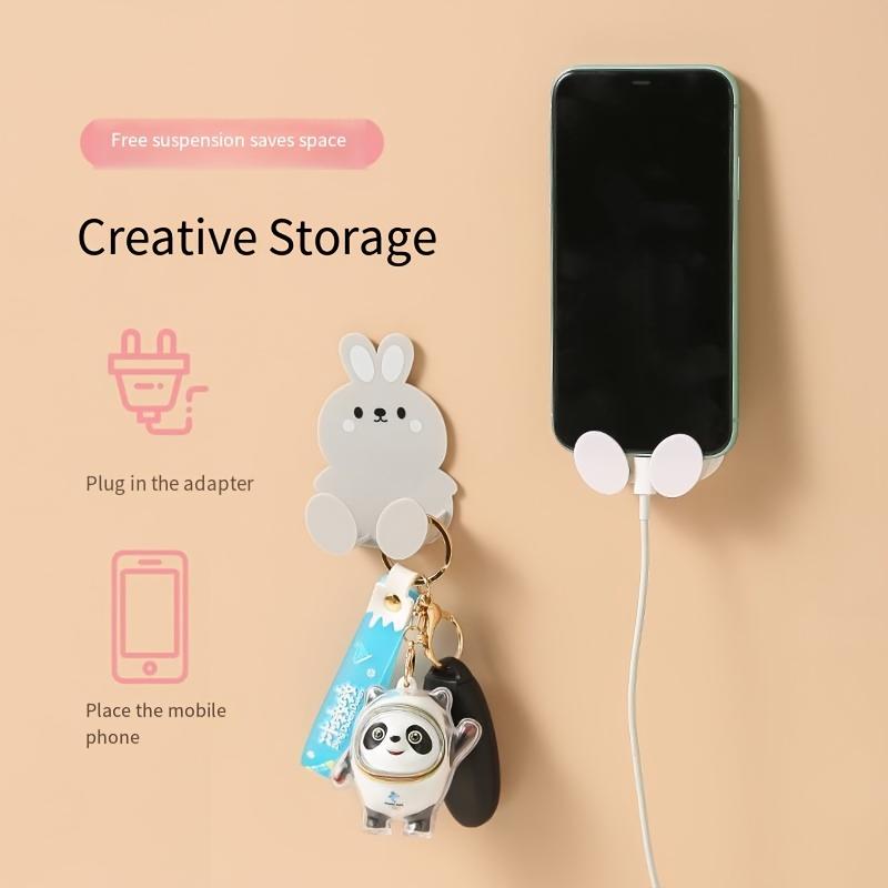 10pcs Multifunctional Hooks for Creative Power Cord Storage Wall-Mounted Kitchen Adhesive Hooks That Require No Drilling