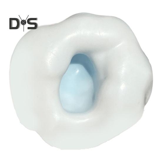 

Мяч для снятия стресса, сенсорная игрушка, снимающая тревогу, сжимающая игрушка для детей, подростков и взрослых, переносная мягкая цветная игрушка для снятия стресса из термопластичной резины синий