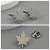Maple Leaf Brooch Cufflink Classic Business Casual Cufflink Men'S Suit Brooch Clothing Accessories