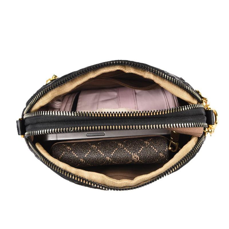 Casual Shell Bag with Multiple Pockets and Large Capacity PU Women's Bag Simple Single-shoulder Crossbody Bag
