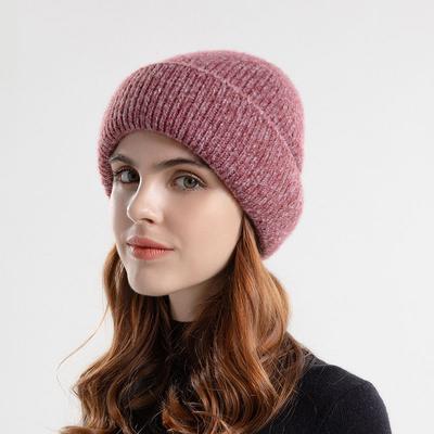 Kadınlar İçin Sonbahar Kış Şapkaları Moda Karışık Renkli Skullies Bereler Açık Hava Termal Örme Şapka Kadın Rüzgar Geçirmez Kar Şapkası Başlıklar