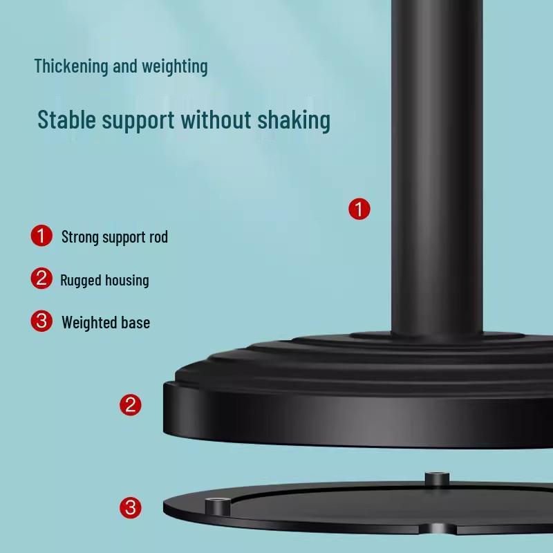 Portable Desktop Phone Holder with Retractable Base for Hands-Free Selfies and Binge-Watching