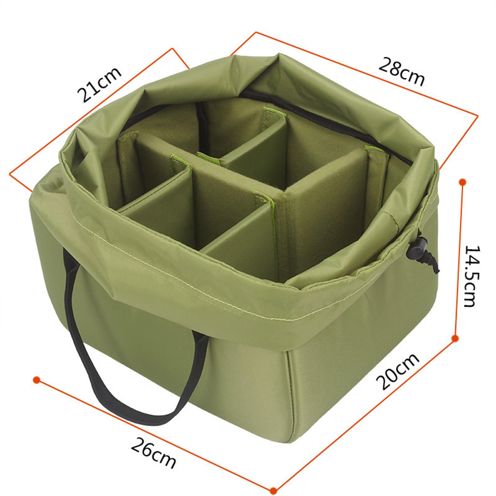 

Flexible Partition Camera Padded Bag Waterproof Insert Padded Partition Camera Bag Lens Case for DSLR SLR Camera and Lens