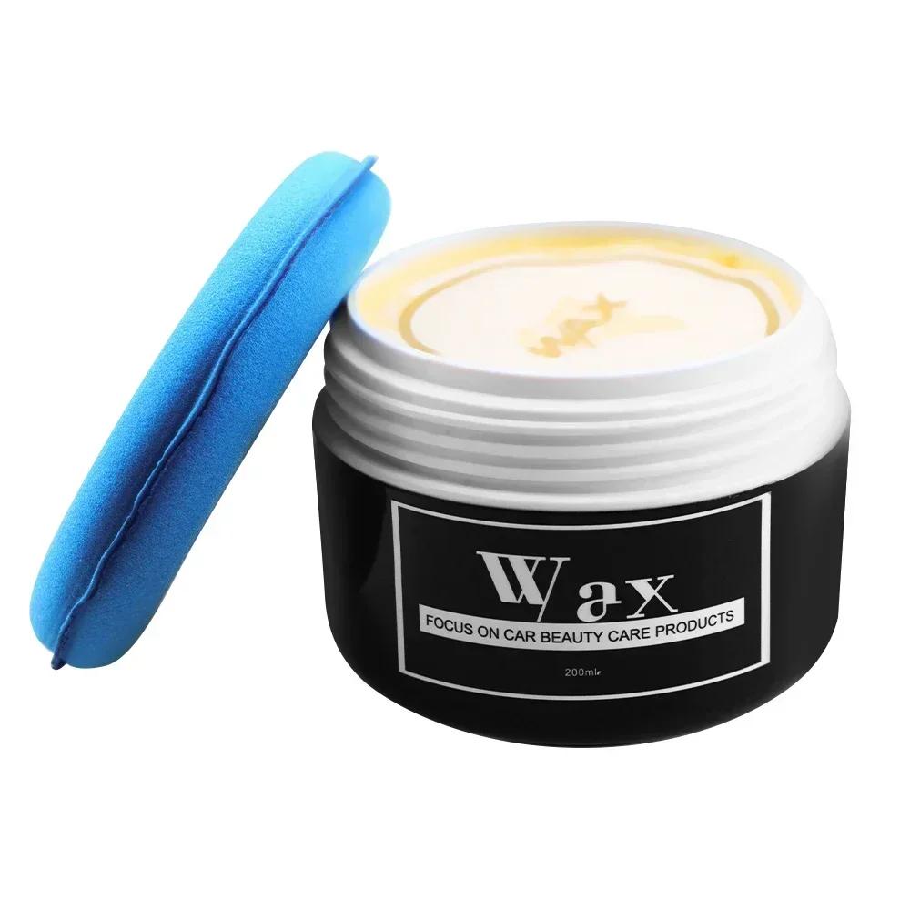Natural Brazilian Carnauba Wax Paint Beauty Polish and Stain Removal Anti-scratch Car Wax Coating Solid Car Wax 200ml