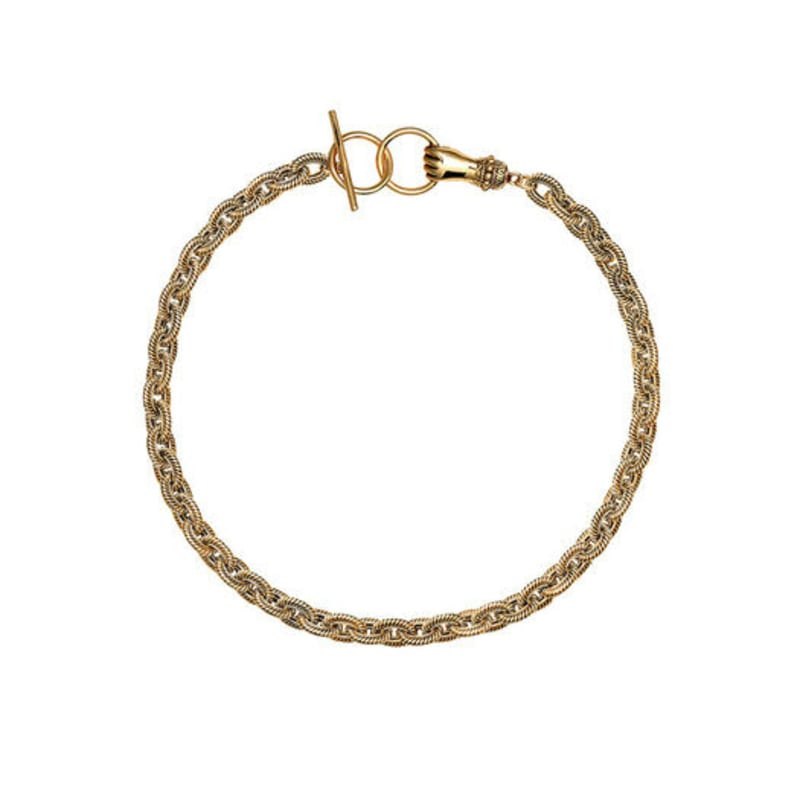 

PANACHE CHASUNYOUNG Grab Your Eye Hand Clasp Necklace Yellow gold