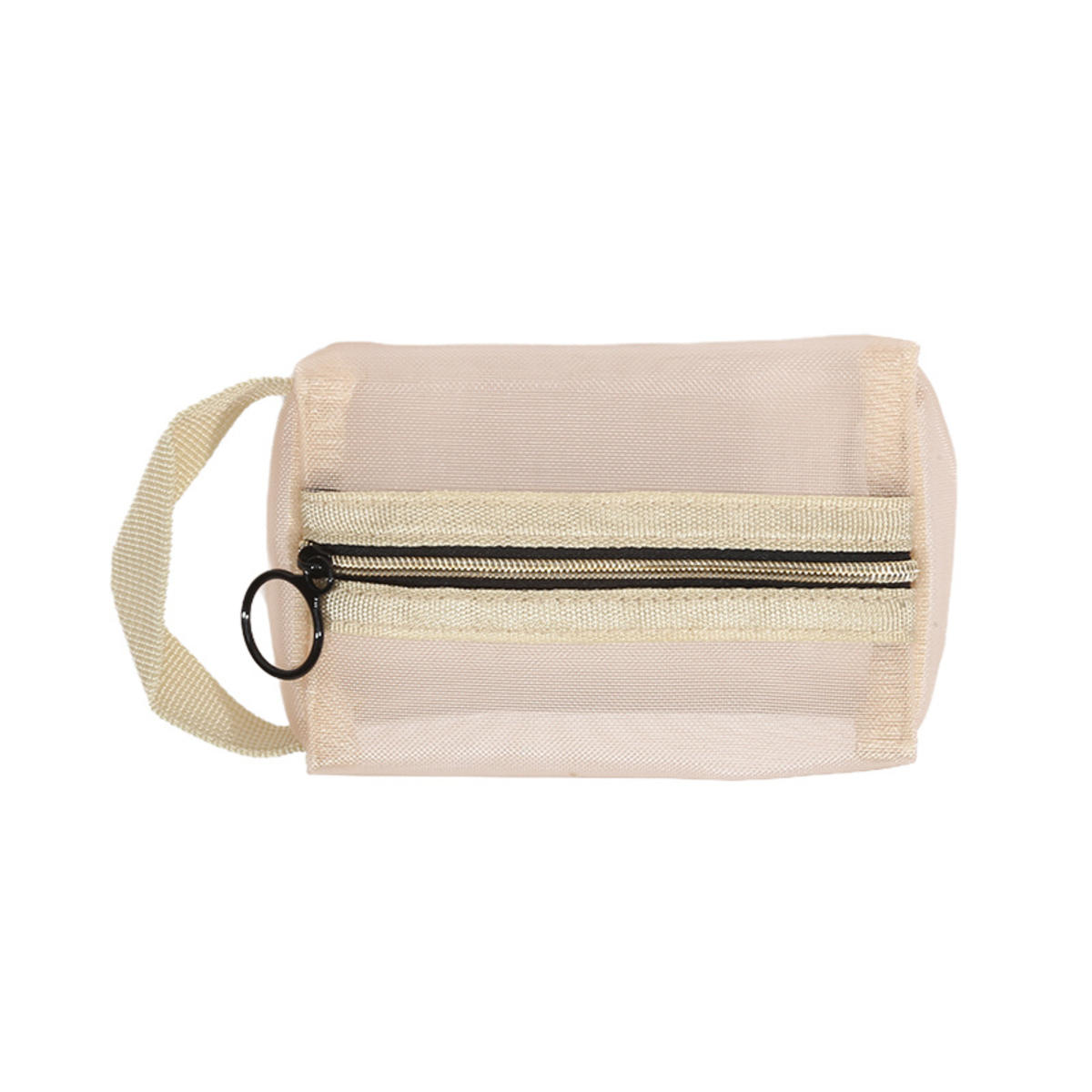 

Мини-сетчатый косметичка, сумки для хранения помады, кошелек для монет, чехол для наушников, кабель для передачи данных, удостоверение личности, органайзер для банковских карт бежевый
