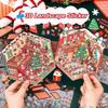 3D Christmas Party Landscape Sticker Gourmet House Miniature Scene Decoration Stickers DIY Decor Mini Landscape Sticker Kids Gif