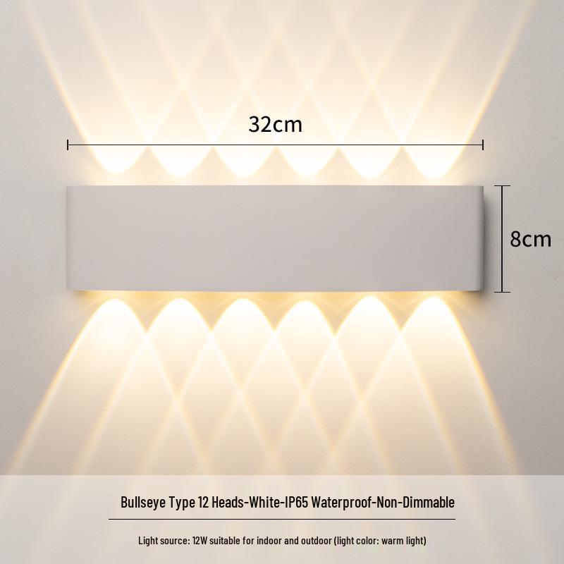 Modern Waterproof LED Wall Light for Outdoor & Indoor Spaces