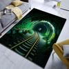 Next Day Shipping Dark Train Tunnel Printed Carpet for Bedroom Living Room Bedside Sofa Floor Mat Modern Home Decor Rug Gifts