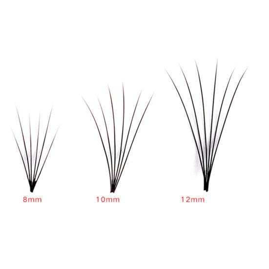 57 Pcs Individual FALSE Eye Lashes 8 10 12mm Black Eyelashes Extension Cluster