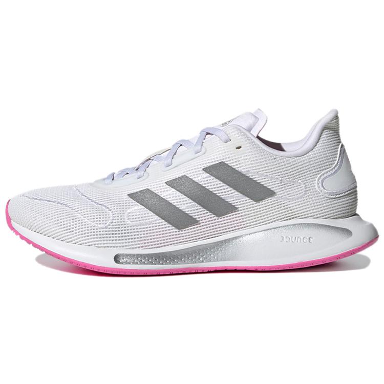 New Adidas Galaxar Run Shoes White/Silver Women's FX6880