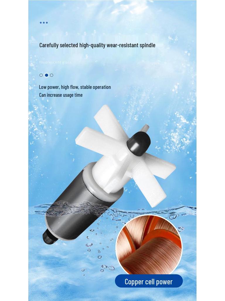 Bomba Sumergible de Fondo para Acuario de 110V para Paisajismo y Circulación de Agua