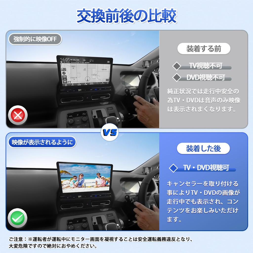 Jiooy New Freed GT TV Canceller, LXM-245ZFEi TV Canceller, LXM-242ZFNi TV Kit, LXM-247VFLi TV