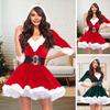 Miss Claus Dress Suit Ženy Vánoční Efektní Party Šaty Sexy Santa oblečení Mikina Santa Claus Sweetie Cosplay kostýmy