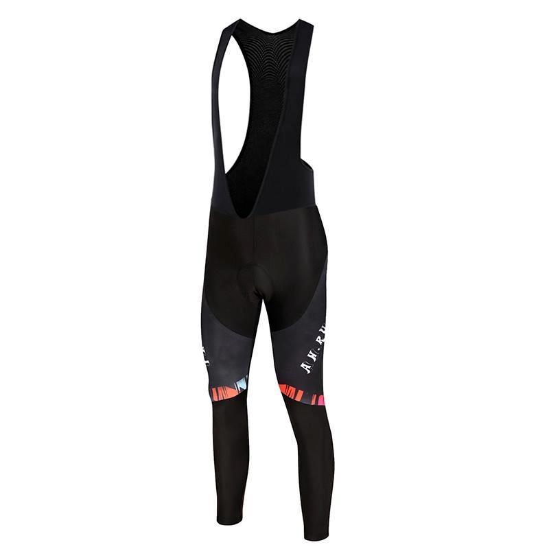 Riding Bicycle Jerseys Cycling Clothing Set Colorful Long Sleeve Black Bib Pants Bicycle Clothes Suit