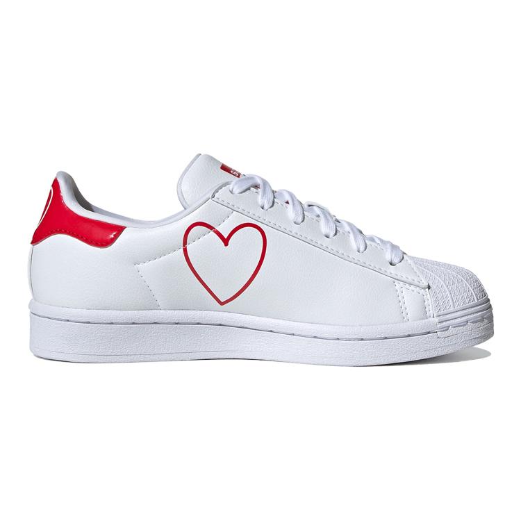 Adidas Superstar White Scarlet Youth FW0817