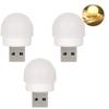 1-5 pezzi USB Plug Lampada Computer Mobile Power Charging Piccole lampade da libro Mini Plug e luce notturna Luce da lettura per camera da letto